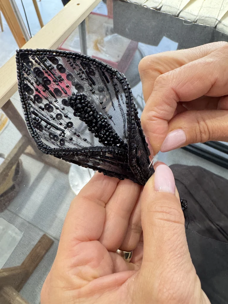 Lanounette, réalisations en broderie